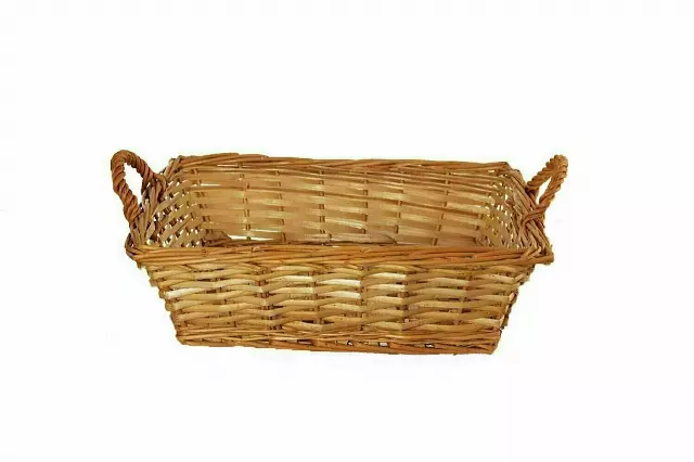 MS1735-14 – 14”x10”, 3.5” deep Rect. Willow Tray N-Liner-“each” Min 12 – Case 40 pcs