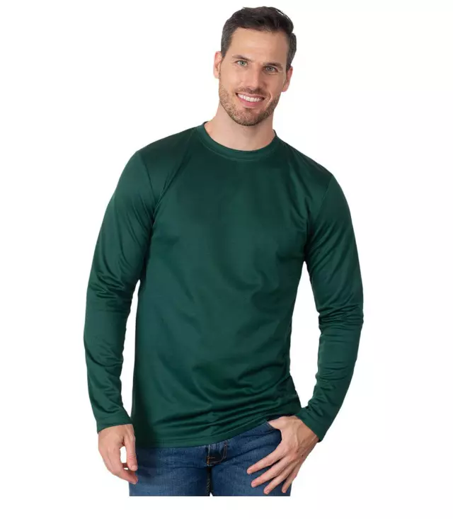 Performance L/S Crew Neck Hunter Green - 7676609 — 7676609 / S-M-L-XL-XXL / 755695182677