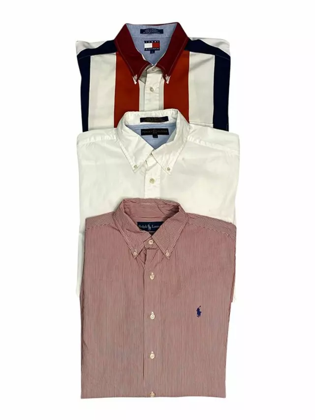 Vintage Ralph Lauren and Tommy Hilfiger Shirts Bundle