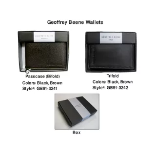 Geoffrey Beene wallets wholesale assortment 18pcs.