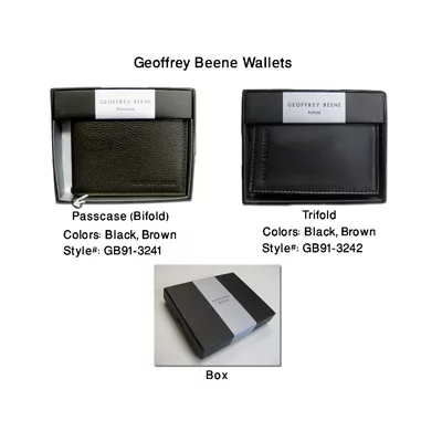 Geoffrey Beene wallets wholesale assortment 18pcs.