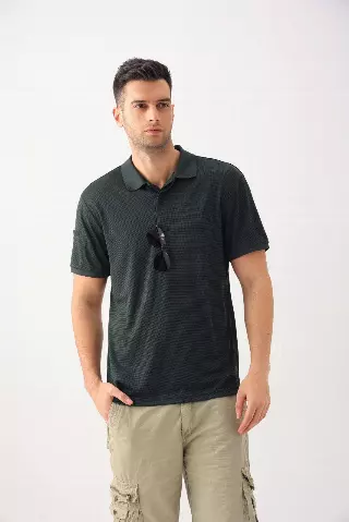 Men's Polo With Glasses Holder Style #MS026- Open Stock Available - $6.90/Unit OPEN STOCK MINIMUM 24 PCS — S-2XL(WHOLESALE) / Hunter Green