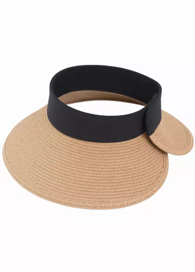 Magid Straw Visor — Toast · SKU HA-6204S-TOAST