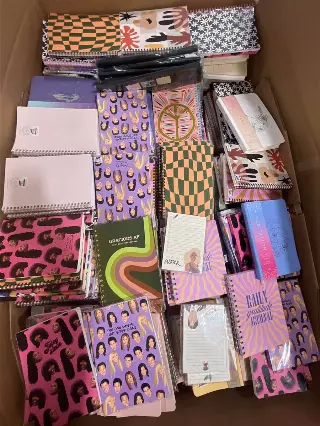 Assorted journal notebooks lot · new