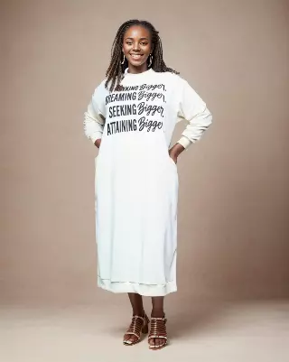 23050LS- Women's Long Verbiage Denim Dress -(3-PCS PRE-PACK) ($22.00 Each)