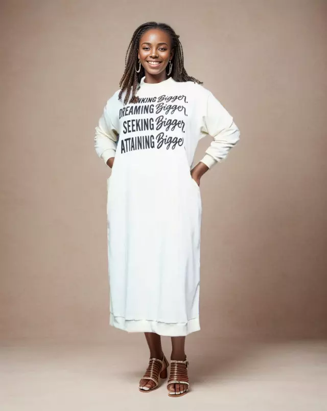 23050LS- Women's Long Verbiage Denim Dress -(3-PCS PRE-PACK) ($22.00 Each)