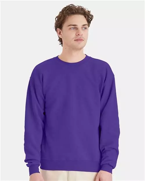 #7M-H-OP160 Hanes Unisex EcoSmart® Crewneck Sweatshirt – $4.40 each (24 Pieces)