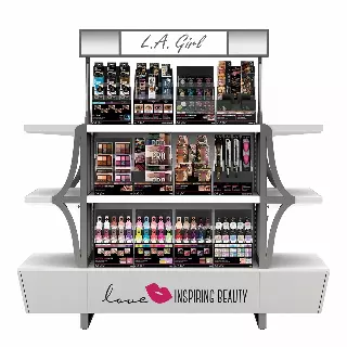 Wholesale L.A. Girl Beauty Island Floor Display 4263 Units (GBI3)