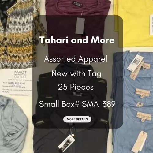 Tahari and more | Assorted Apparel | 25 Pieces | New with Tag |Small box #SMA-389