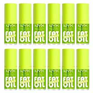 NYX Fat Oil Lip Drip Lip Gloss Kiwi Freezie - Wholesale 12 Units (K62440)