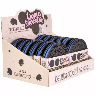 Kevin & Coco Chocolate Flavored Bean Face Palette - Wholesale Display 12 Units (KC1454)