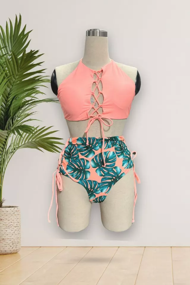 X002 Two Pieces Tropical Bloom (Curve Sized)