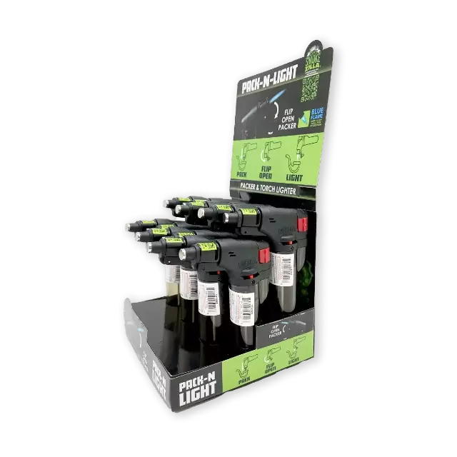 Pack and Light Torch Lighter - 12 Pieces Per Retail Ready Display 25120