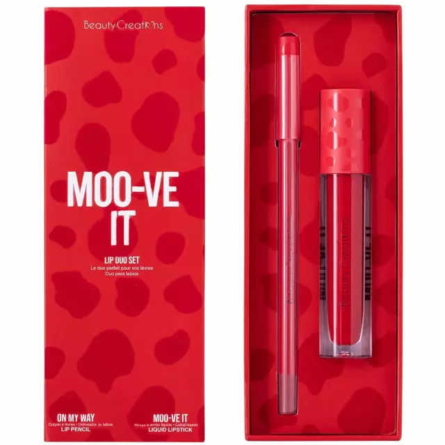 Beauty Creations Moo-Ve It Lip Duo - Wholesale 12 Sets (LD03)