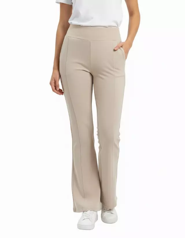 Princess Detail Lounge Pant #15 — Beige / S-M-L-XL