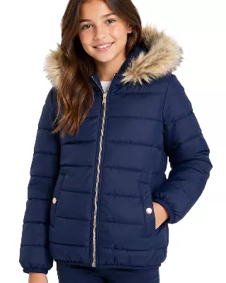 Girls’ Jacket with Sherpa Lining #J42