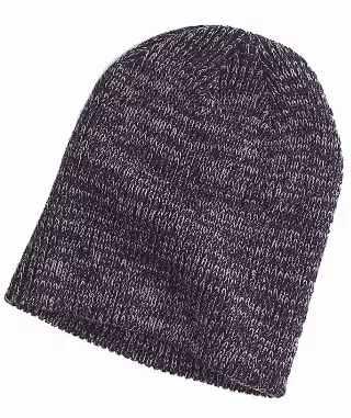 #9H-BA524 ‘Big Accessories’ Ribbed Marled Beanie – $.90 each (72 Pieces)