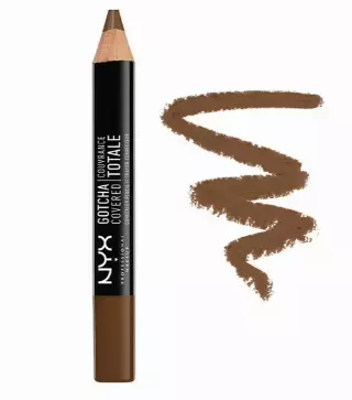 NYX Professional Makeup Gotcha Covered Concealer Pen, Deep Rich, 0.04 Ounce