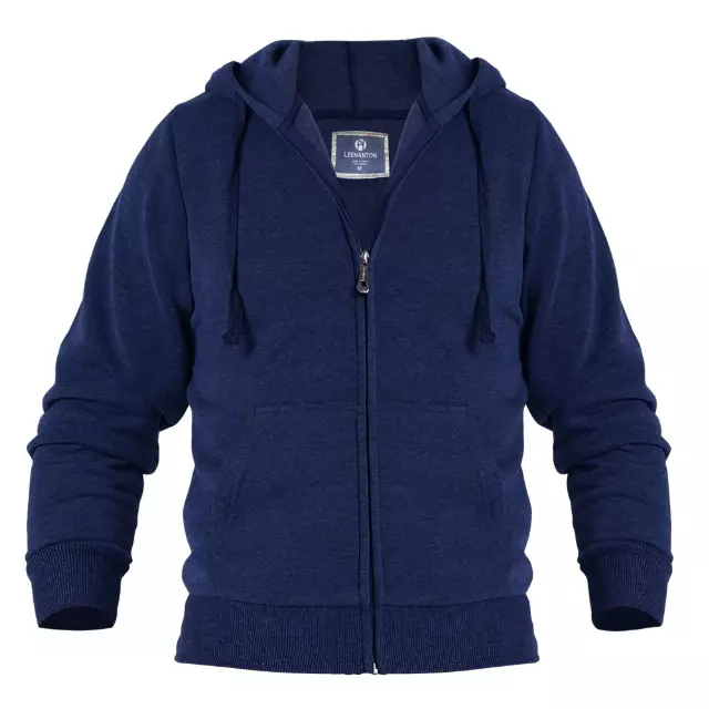 Men's Hoodie Sweatshirt- Style #MFJ101-$7.50/Unit-24PCS/CS - PLEASE SEE DESCRIPTION — Denim Blue