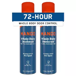 WHOLESALE MANDO WHOLE BODY DEODORANT 3.6 OZ (PACK OF 2) - MT. FUJI - 48 PIECE LOT