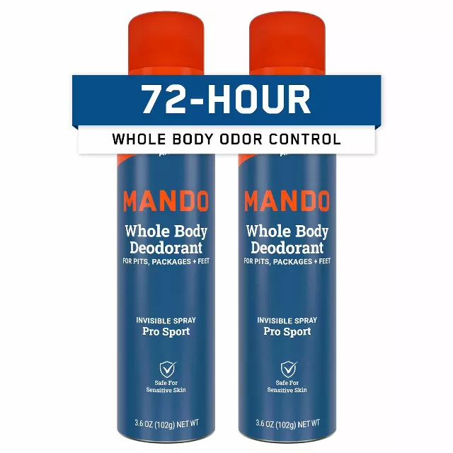 WHOLESALE MANDO WHOLE BODY DEODORANT 3.6 OZ (PACK OF 2) - MT. FUJI - 48 PIECE LOT