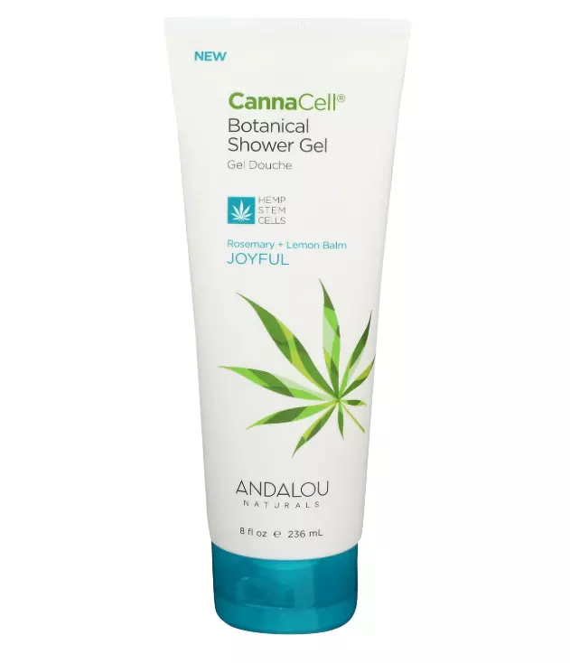 Andalou Naturals CannaCell Shower Gel, Joyful, 8 Ounces