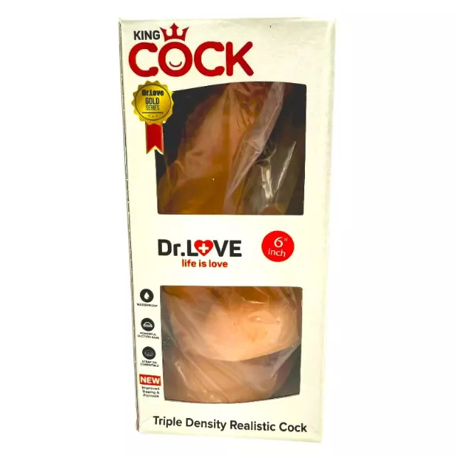 King Cock Dr. Love Gold Series 6″ · 50 units · new