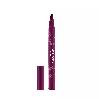 Covergirl Outlast Lipstain, 91 Extra Witchy, Smooth Application, Precise Pen-Like Tip, Transfer-Proof, Satin Stained Finish, Vegan Formula, 0.06oz