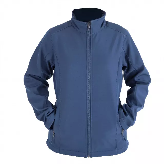 Women's Microfleece Lined Core Soft Shell Jacket - STYLE LFJ154 - $15.00/UNIT - 12PCS/CS - PLEASE SEE DESCRIPTION — Navy