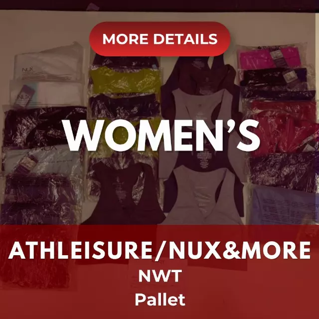 Athleisure Nux & More | Assorted Women's Apparel | 500 Pieces | NWT | Pallet #PA-539