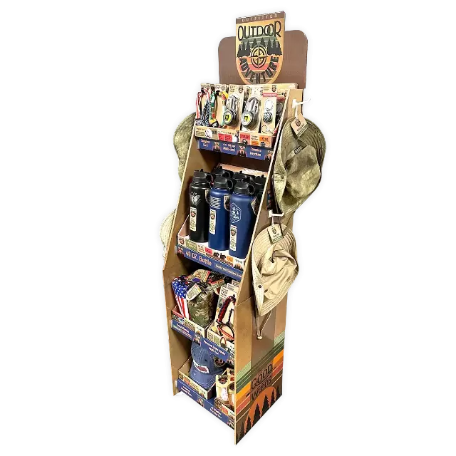 Outdoor Adventures Assortment Floor Display 56 Pieces Per Retail Ready Display Kit 88531