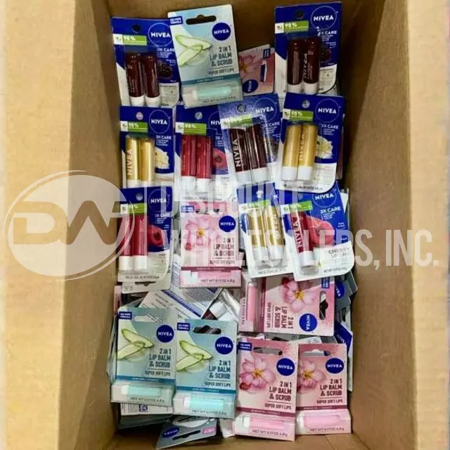 Nivea Assorted Lips Balm lot · 200 pcs · different sizes