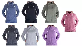 Women's pullover sweatshirt- Style #LJ501- Open Stock Available- $12.50/Unit OPEN STOCK MINIMUM 12 PCS — 2XL / Purple