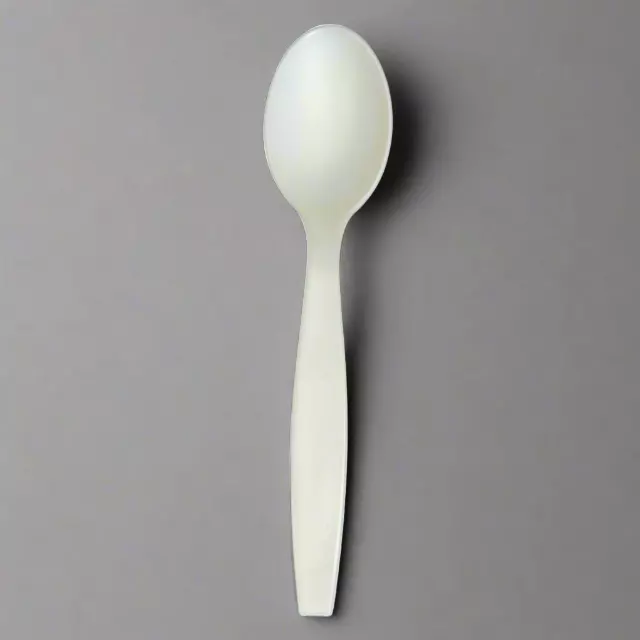 FROZEN SOLUTIONS Compostable Ice Cream Spoons 6.5" 1000x ct. CPLA - Closeout