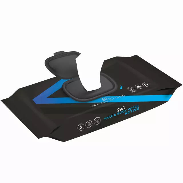 Guilin Men Active Face & Body Wipes - Wholesale 24 Units (COS069)