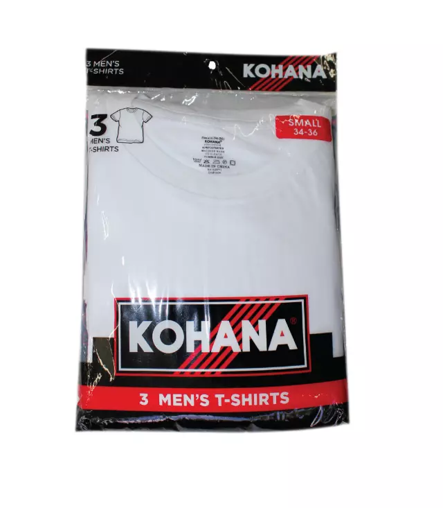 Men's T-Shirt Crew Neck - 3pk White - 92727 — 92727 / MEDIUM