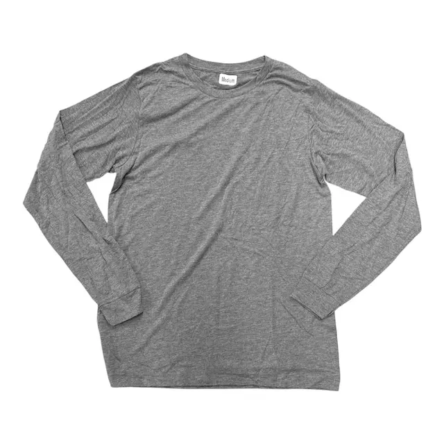 #277-302-A Unisex Long Sleeve Tees No Size Tag (XS-3X) – $1.00 each (36 Pieces)