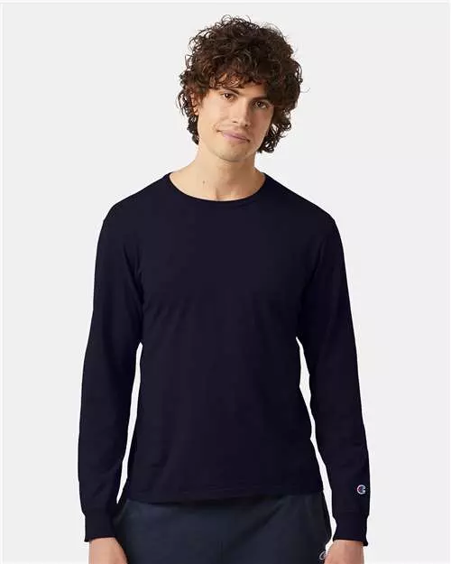 #235-CH-834 Champion Unisex Garment-Dyed Long Sleeve T-Shirt – $2.75 each (48 Pieces)