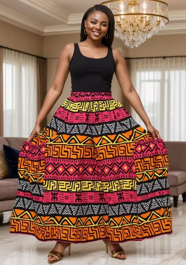 240 - NEW PRINT ALERT!! Ankara Palazzo Pants With Big Side Pockets (3 PCS PRE-PACK) - $20.00 Each — One Size (4 - 24) / Print-676