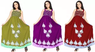 PNA-458 - Women's Maxi Dress with Paisley Border Print (6-PCS PRE-PACK) ($9 Each)