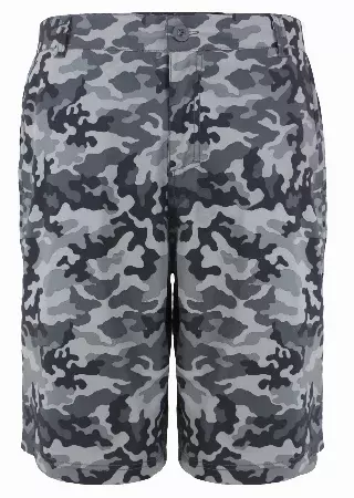 Men's Amphibian Shorts Quick Dry Camo Design- Style #MP305-$8.00/Unit - 24 PIECES - PLEASE SEE DESCRIPTION — Grey Camo