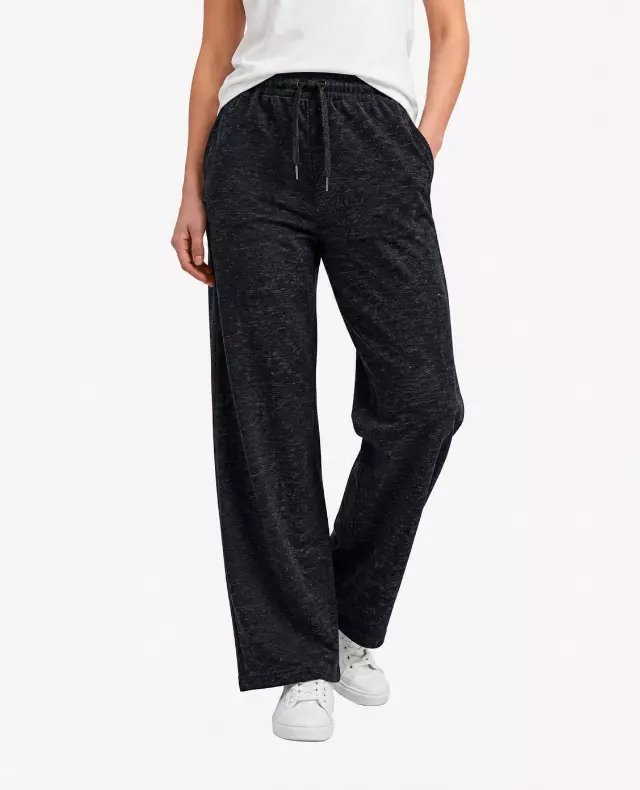 Heather Lounge Pant #14 — Black / S-M-L-XL
