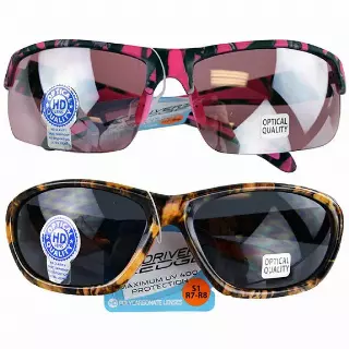 Sunglasses Drivers Edge Assortment - 6 Pieces Per Pack 53019