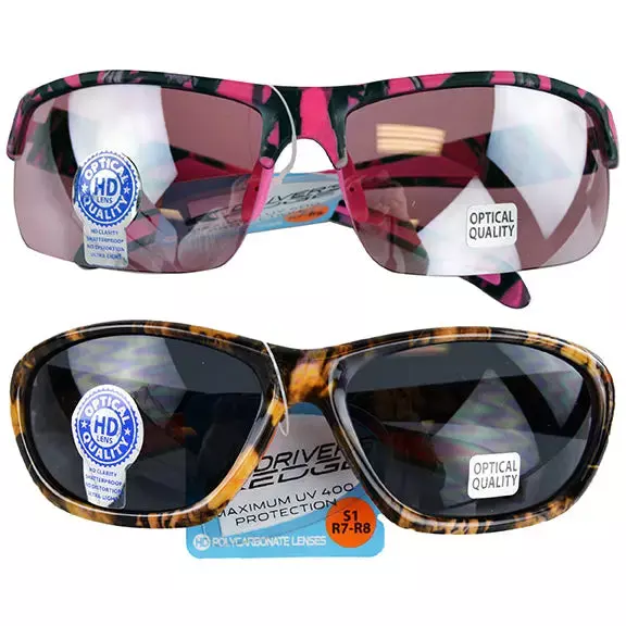 Sunglasses Drivers Edge Assortment - 6 Pieces Per Pack 53019