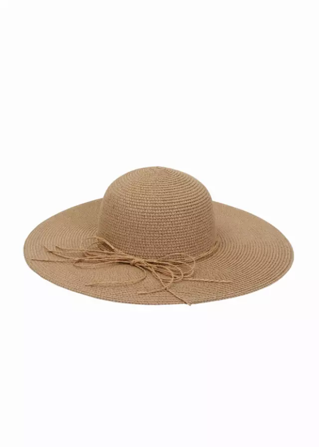 Max Studio Straw Bow Floppy — TOAST