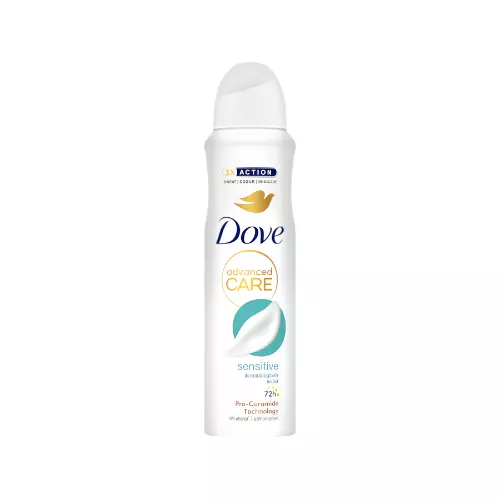 DOVE SPRAY 150ML SENSITIVE CASE PK 6