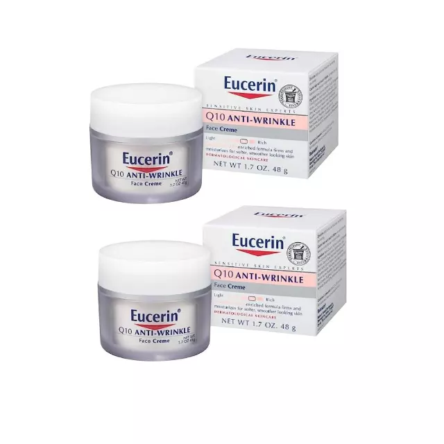 Eucerin Sensitive Skin Experts Q10 Anti-Wrinkle Face Creme - 2 pack