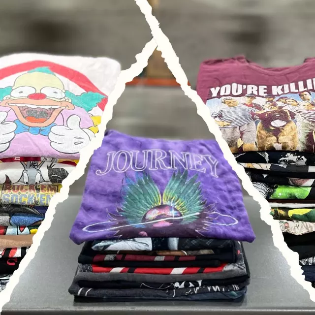 Pick 3 Custom 50lb T-Shirt Bale — Rock / Music / Cartoon / TV / Movies