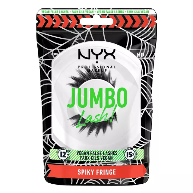 WHOLESALE NYX COSMETICS JUMBO LASH! VEGAN FALSE LASHES - SPIKY FRINGE - 72 PIECE LOT