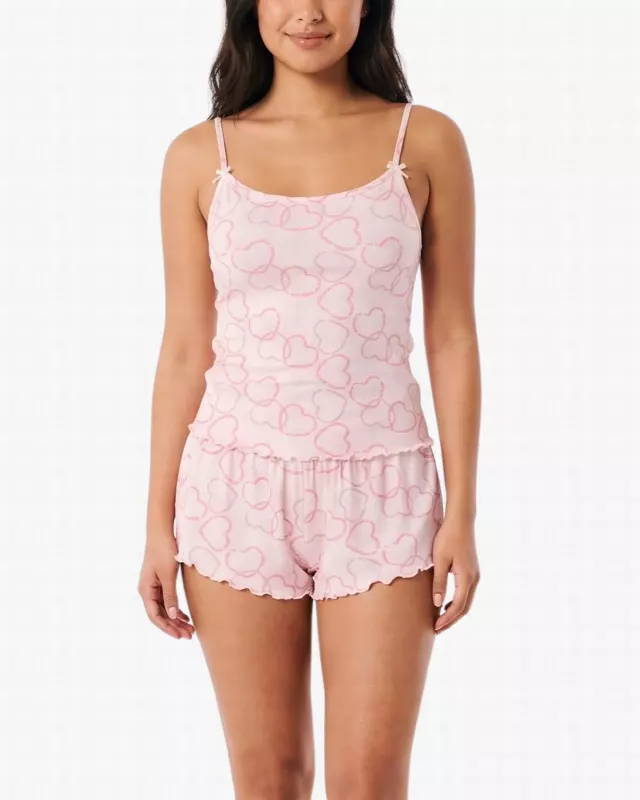 Jen Cami Pajama Set — Baby Pink / XL